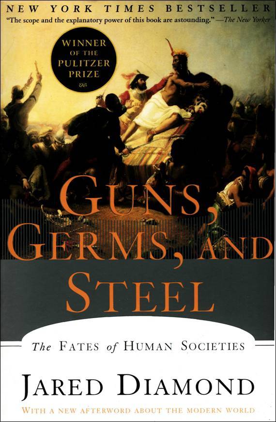 Cover of Guns, Germs, and Steel by Jared Diamond