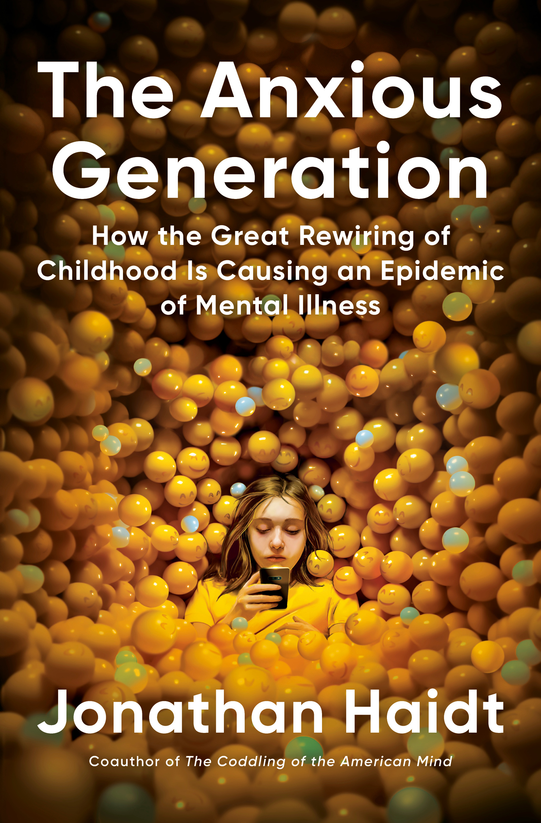 Cover of The Anxious Generation by Jonathan Haidt
